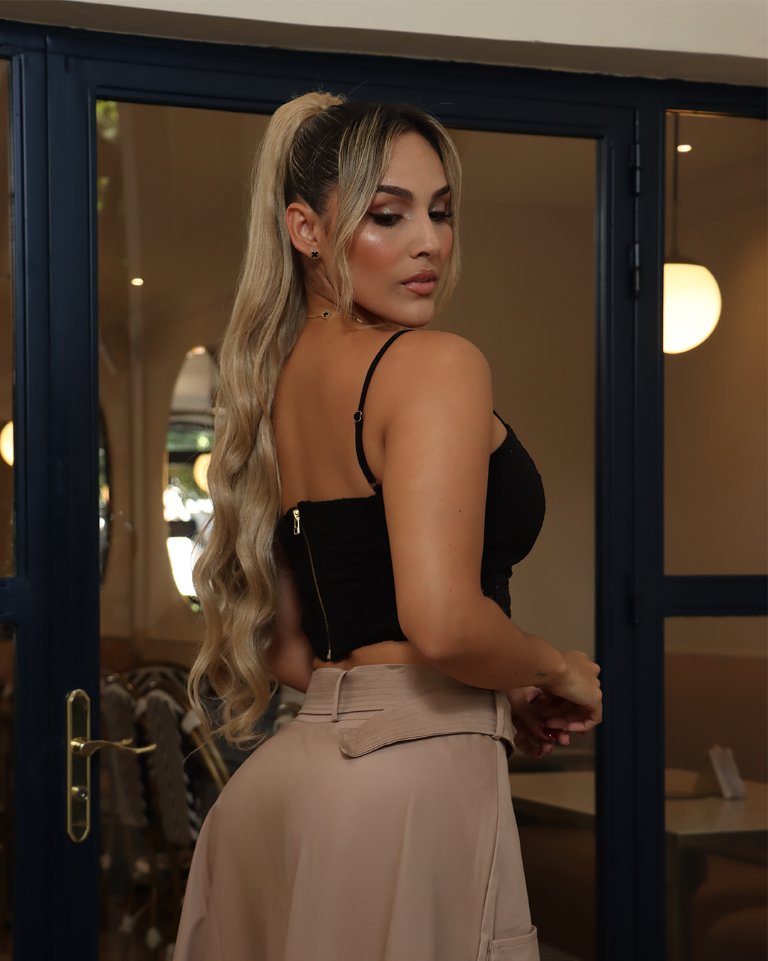 04329 CROP  TOP LINO