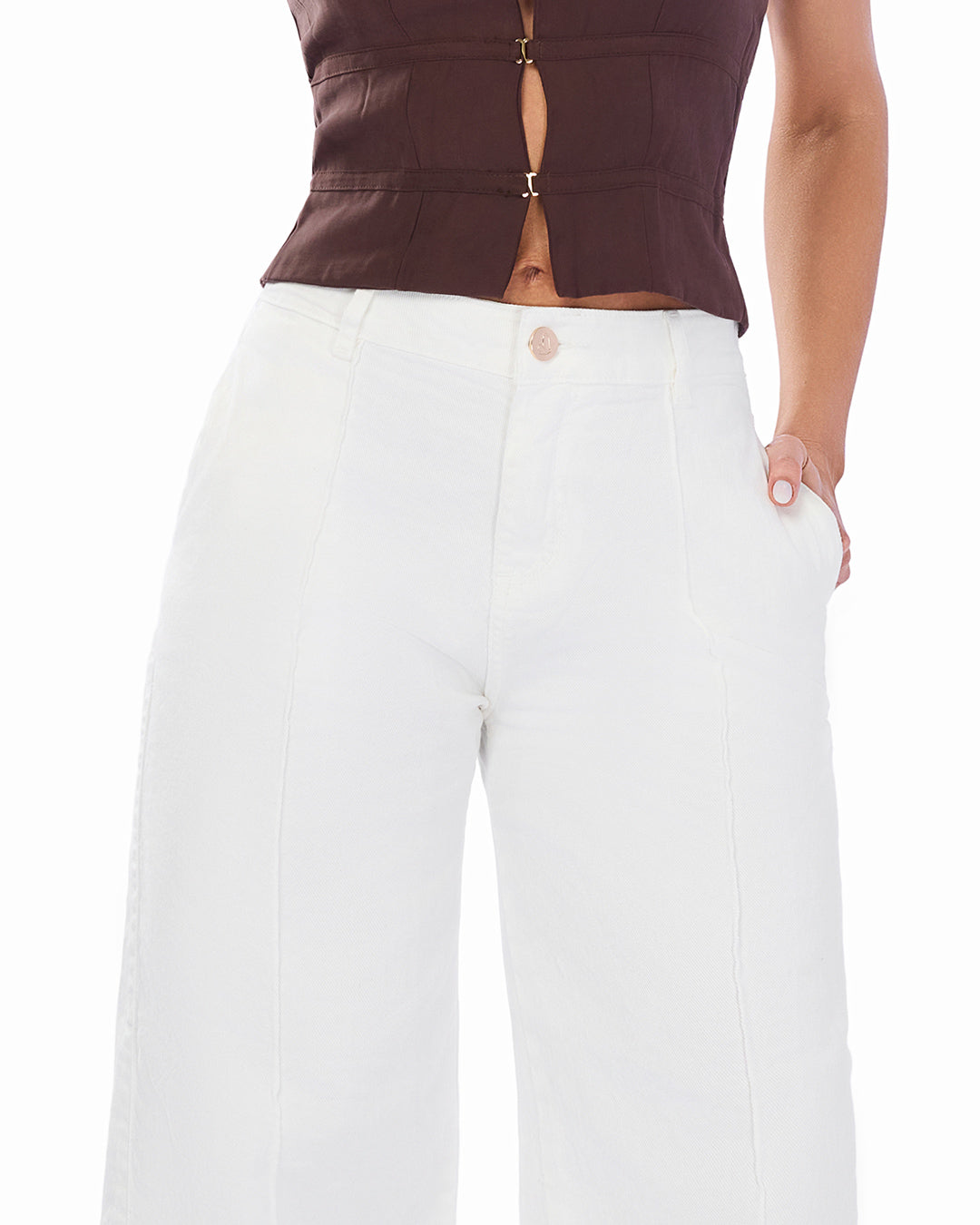 16628 Wide Leg Marfil