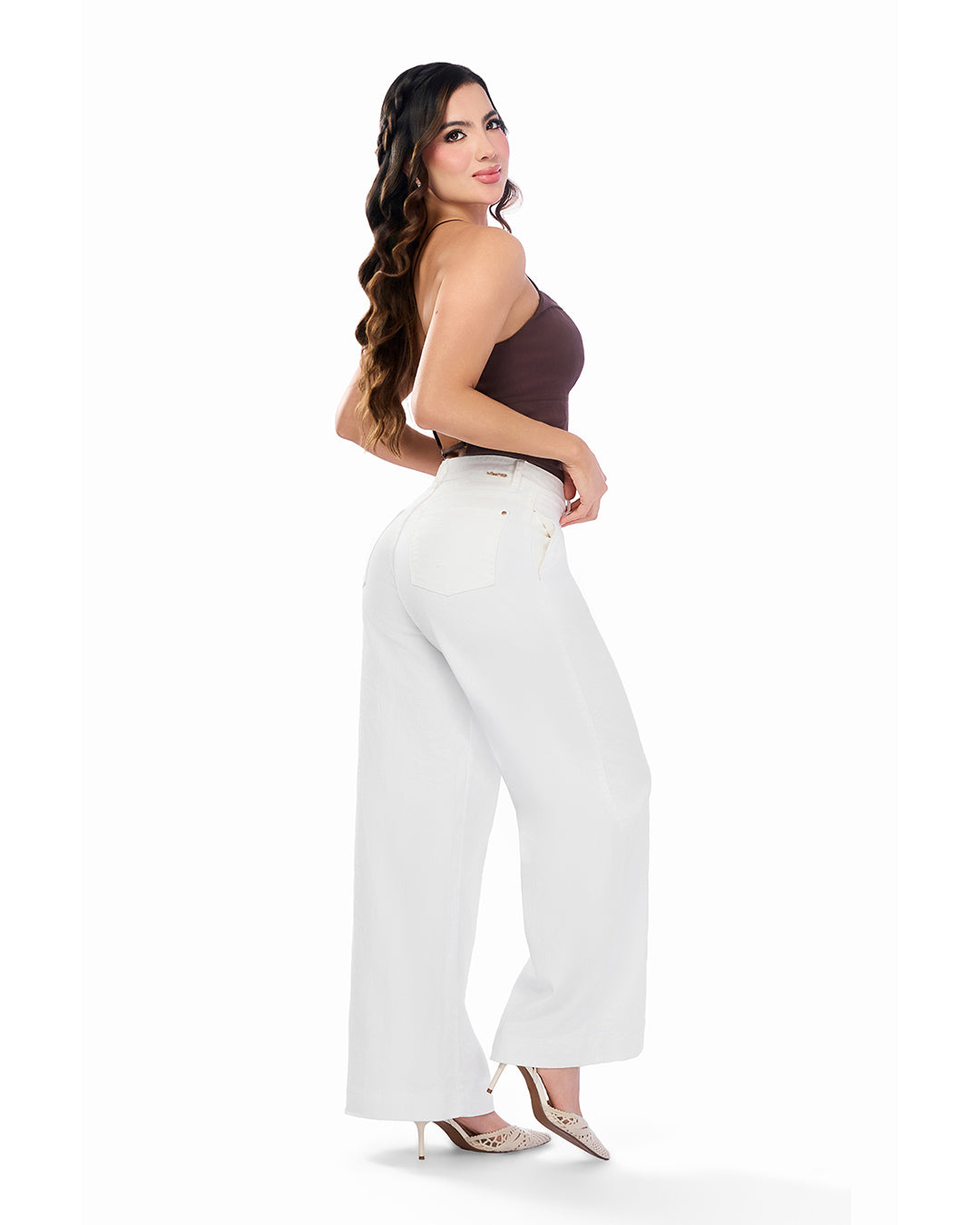 16628 Wide Leg Marfil
